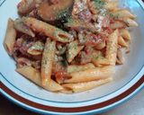 トマトガーリックパスタ作り方7写真