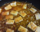 誰でも簡単！マーボー豆腐　とろみはね。。作り方5写真