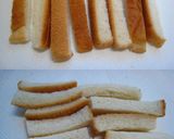 ★パン耳でなんちゃってベーコンエピ★作り方1写真