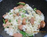 ウィンナとツナピーマン炒飯😋♪作り方4写真