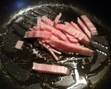 蕪とベーコンの簡単炒め作り方4写真