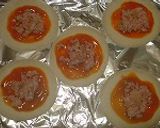 餃子の皮で簡単おつまみ(2)一口ピザ作り方1写真