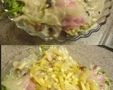 キャベツを抱いたベーコングラタン作り方9写真