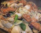 鶏唐揚げの冬野菜あんかけ作り方9写真