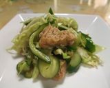 お弁当に✿簡単　油揚げの焼き酢サラダ✿作り方6写真