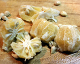 ゆずの保存法①冷凍薬味②ゆずぽん③ゆず茶作り方4写真