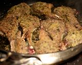 【ラムチョップの香草焼みかんソース添え】作り方3写真