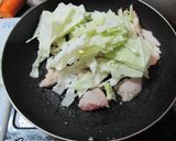 甘辛♥鶏玉DON作り方3写真