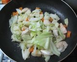 甘辛♥鶏玉DON作り方4写真