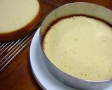 桃のカスタードクリーム、チーズケーキ作り方6写真