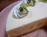 桃のカスタードクリーム、チーズケーキ作り方18写真
