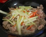 かぼちゃと豚肉のさっぱりあんかけ作り方2写真