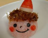 キャラ弁 クリスマスサンタの帽子作り方6写真