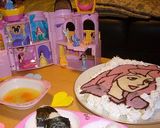 誕生日に!ディズニー・オーロラケーキ作り方7写真