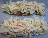 混ぜて乗せて焼くだけ♥鮭のマヨ野菜焼き作り方4写真