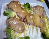 鶏肉と白菜のガーリックマスタード焼き作り方3写真