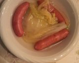 調味料は塩だけ♪白菜とソーセージの煮込み作り方4写真