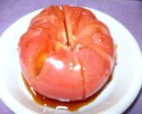 あったか美味しい！バターしょうゆトマト☆作り方2写真