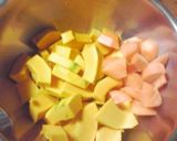 優しいお味・・かぼちゃとにんじんのスープ作り方1写真