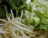 簡単中華♪もやしとチンゲン菜の炒め物☆作り方1写真