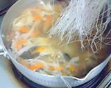 鶏肉だんご入り春雨スープ♪作り方4写真