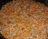 薬膳ノススメ！釜めし風★潤い二色そぼろ丼作り方5写真