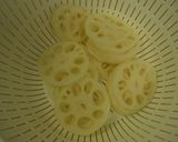 れんこんきんぴらカレー味作り方1写真