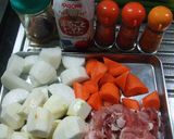 トマトジュース入り＾＾根野菜カレー作り方1写真