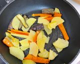 簡単！ナス他野菜ゴロゴロのスープカレー作り方3写真
