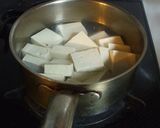 豆苗と豆腐のチャンプル作り方1写真