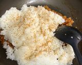 ジューシー♫豚ひき肉のオムライス作り方4写真