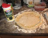 stuffed crust pizza作り方7写真