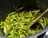 アスパラとコーンの味噌炒め作り方1写真