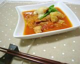 土鍋で作るキャベツとお肉のトマト煮込み作り方8写真