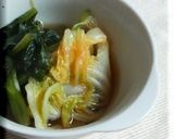 ビタミンたっぷり❤葉野菜煮作り方4写真