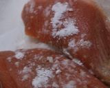 サーモンソテーの豆乳クリームソース添え♪作り方1写真