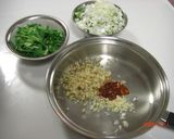 ネギたっぷりニラ入りマーボー豆腐作り方1写真