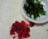 ささみの梅ピザ作り方1写真