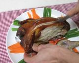 スモークドチキンのお肉のはずし方作り方3写真