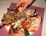 スモークドチキンのお肉のはずし方作り方7写真