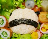 おやじっちのたらこおにぎり✿キャラ弁作り方2写真