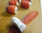 スモークサーモンのチーズロールフライ作り方2写真