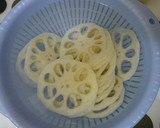 れんこんと大葉のはさみ揚げ作り方1写真