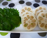 れんこんと大葉のはさみ揚げ作り方3写真