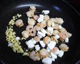 白菜のソテー　シーフードクリームソース作り方5写真