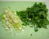 ほうれん草チャーハン作り方1写真