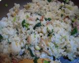 ほうれん草チャーハン作り方6写真