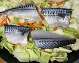 塩サバのカレー風味蒸し作り方3写真