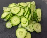 【簡単副菜】きゅうりとワカメとしらすの酢の物作り方1写真