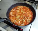 鶏もも肉煮込みのクスクス添え作り方4写真